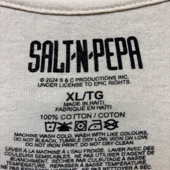 Salt N Pepa Hot Cool and Vicious Push It Hip-Hop Oversized T-Shirt XL - Picture 4 of 4